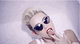 Miley Gets Filthy With That Wicked Tongue Action'