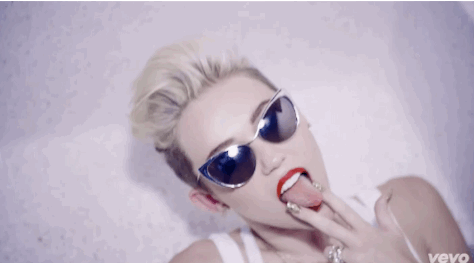 Miley Gets Filthy With That Wicked Tongue Action picture 1 of 1