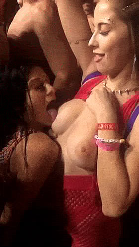 Two sugar babes getting wild on the train'