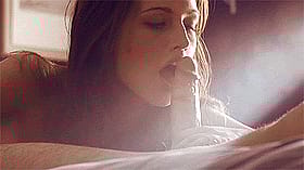 Hot Brunette Deepthroat Skills'