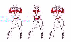 Twin Helltaker Hotties with Huge Knockers'