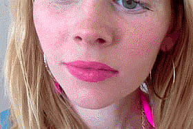 Horny Blonde Babe With Mouth Wide Open Begging For Cock'