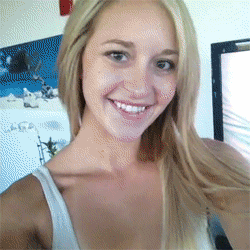 Blonde GF Gets Nasty For The Camera picture 1 of 1