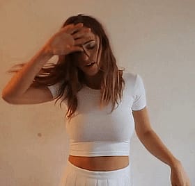 Rosie Jones' Topless Big Tits Tease'