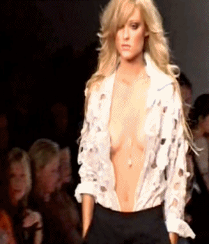Blonde Celebrity's Big Tits Oops Moment picture 1 of 1