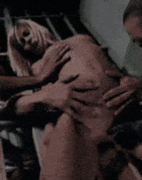Blonde Bombshell Becomes Cellblock Cock Sleeve'