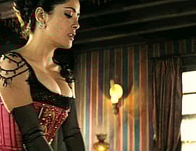 Salma's Plump Pout & Corset Curves Got Me Throbbing'