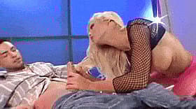 Krystal's sloppy deepthroat skills'