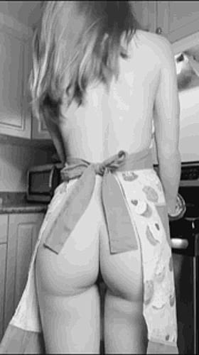 Apron Strings Untied - BriannaBrie's Kitchen Tease'