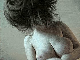 Big Titted Brunette Bouncing'