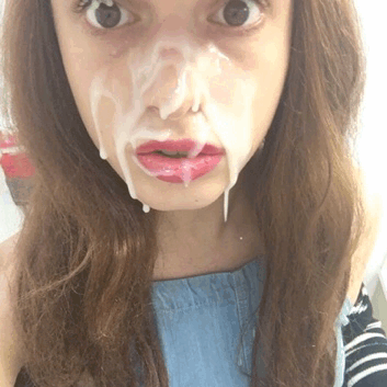 Hot Brunette Gets Loaded picture 1 of 1