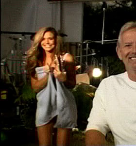 Blonde Tease Gets Caught Spreading'