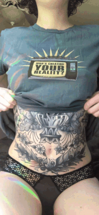 Inked Emo Babe's Big Tits Bounce Wild picture 1 of 1