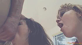 Double Trouble Deep Throat Session'