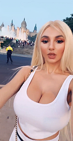 Busty Iryna Shows Off Her Massive Melons picture 1 of 1