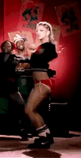 Fergie's Fat Ass Bouncing Like Crazy'