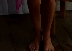 Amanda Righetti Legs Spread For Mouth Action'