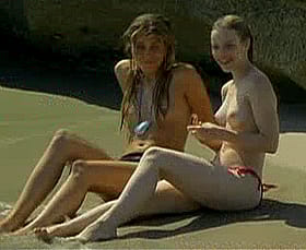 Rachel McAdams Beach Tease'