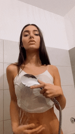 Dripping Wet Nacre Gets Soapy in Steamy Shower Session picture 1 of 1