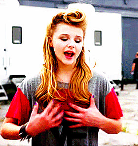 Chloe Grace Moretz Gets Devoured: Celebrity Munchfest GIF'