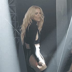 Britney Gettin' That Booty Toned & Twerked'