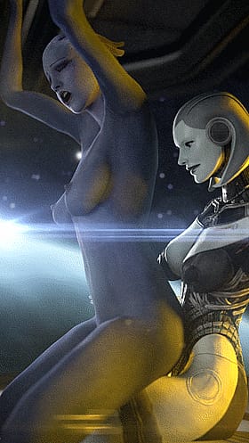 Liara's Juicy Ass & Massive Tits GIF'
