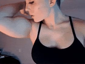 Shay Massey Gets Sweaty and Swole-Sucking'