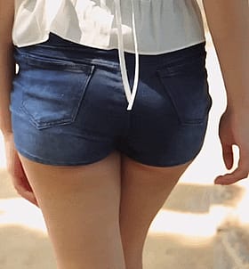 Sexy Shorts: A Sizzling Sensation in Blue'