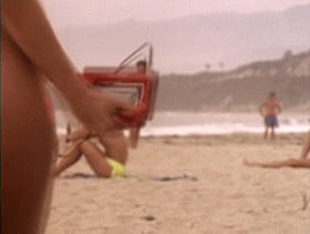 Sun-Kissed Booty on the Shore'