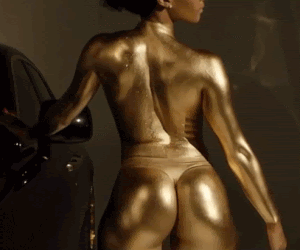 Gold Dusted Booty Gettin' That Backshot picture 1 of 1
