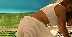 Busty Blonde Keeley Hazell Jigglin' Those Melons'