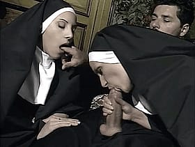 Heavenly Sisters Serving Cock Communion'