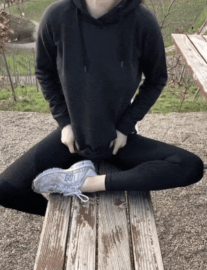 Daytime Park Titty Flash - Naughty Missy Shakin' Her Melons picture 1 of 1