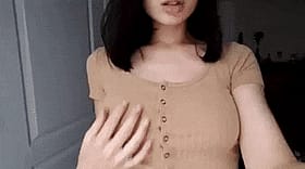 BAM! Busty Amateur MILF Shows Off Those Massive Melons'